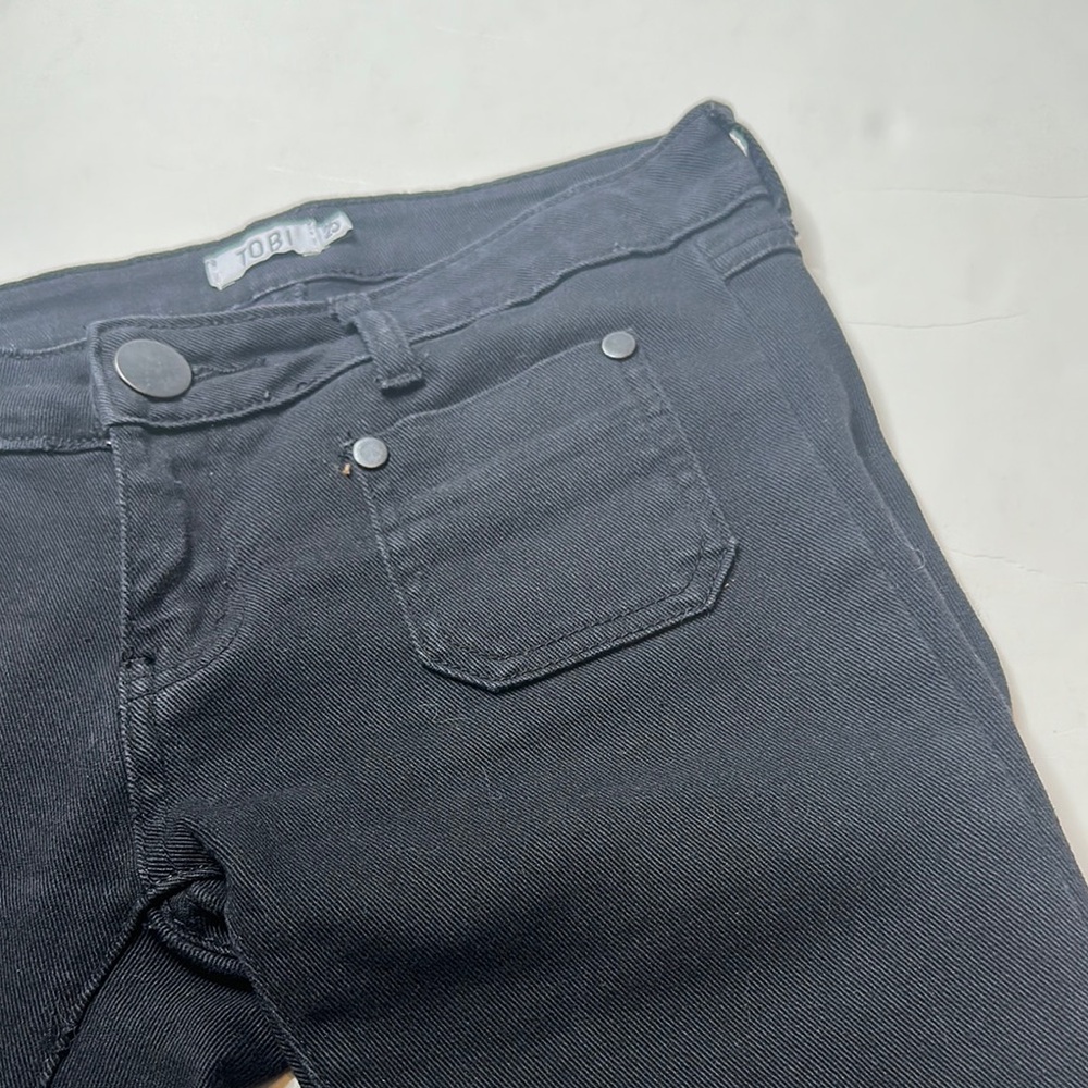 Ultra Low Rise Flared Jeans - Picture 7 of 12